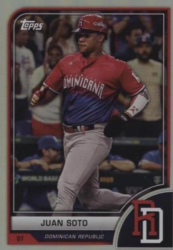 2023 Topps #WBC-7 Juan Soto WORLD BASEBALL CLASSIC Dominican