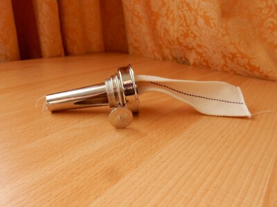 A&P Gaudard vernickeltes Rohr mit Docht & Kragen 15 mm Spitze 45 mm Kragen #4