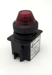 Allen Bradley 800L-22L10R 120 VAC, Red LED Indicator Used