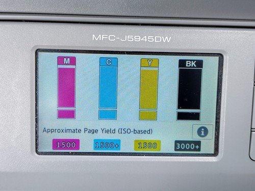 Brother business smart series mfc-j5945 printer page count 540 - Picture 2 of 14