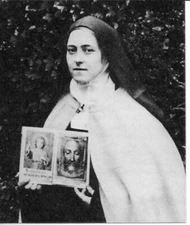 Holy Card of St Therese of the Child Jesus of the Holy Face Collection & Relic