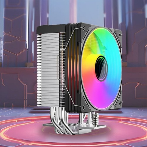 Efficient CPU Cooling 4 Copper Heat Pipes 120mm ARGB Fan Enhances Cooling - Afbeelding 3 van 8