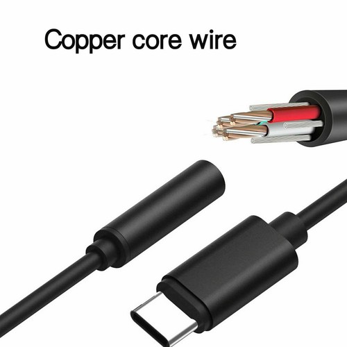 2x USB-C Type C Adapter Port to 3.5MM Aux Audio Jack Earphone Headphone Cable - Picture 4 of 11