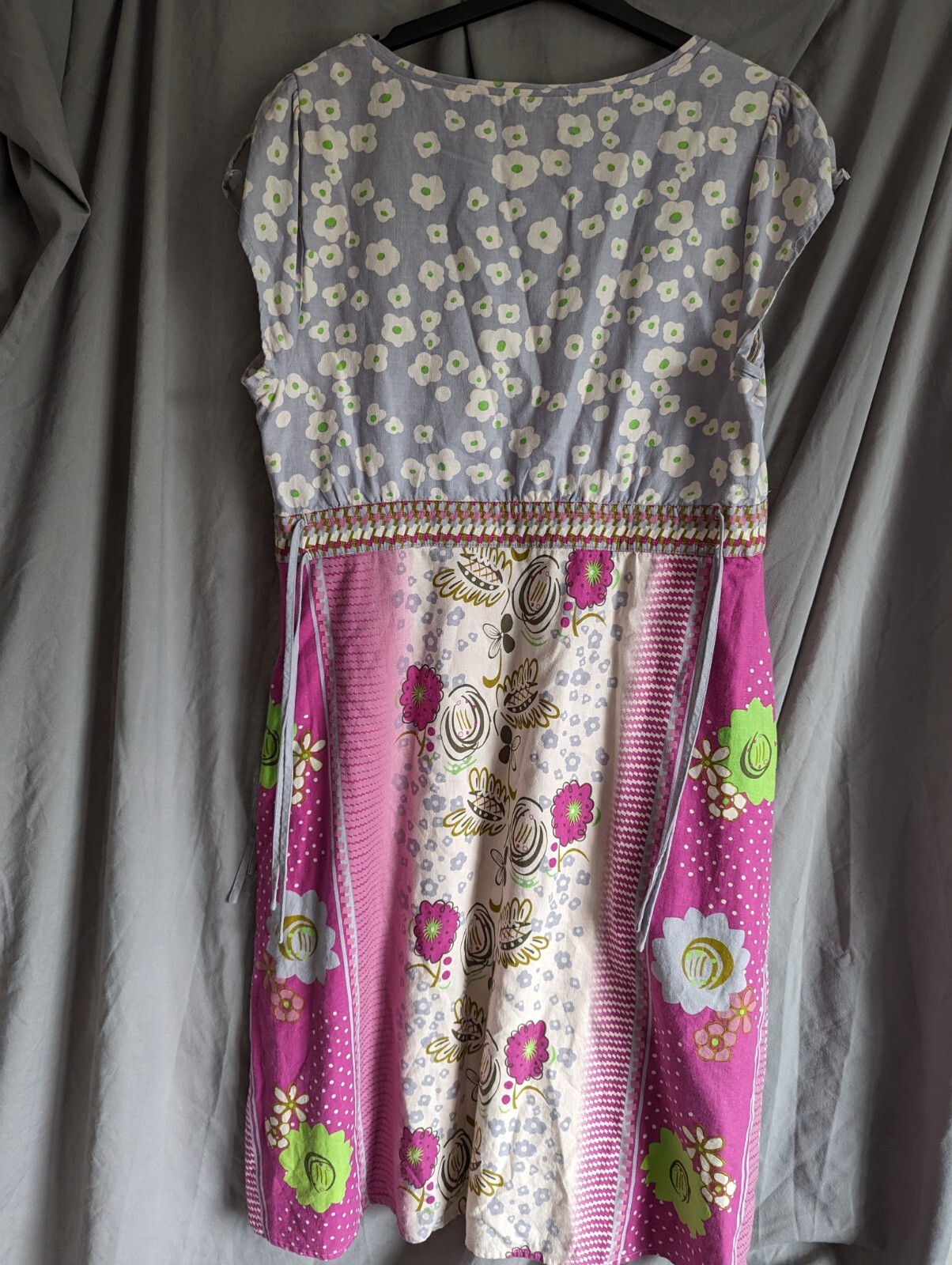 White Stuff Multicoloured Patterned Dress Size 14… - image 8