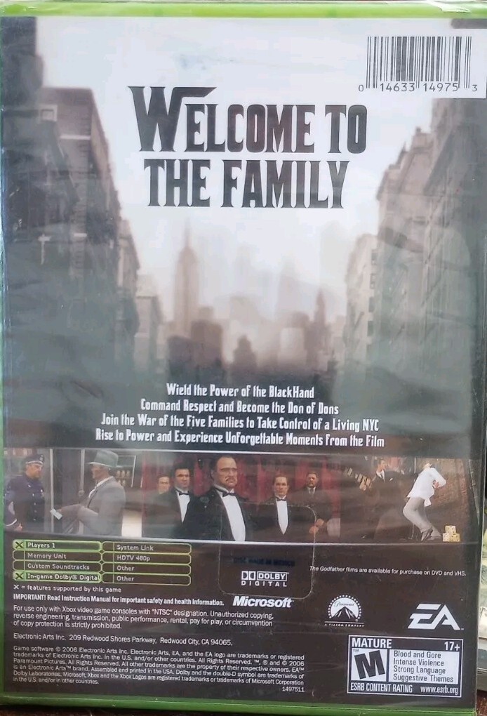 その他 Godfather: The Game / Game Amazon.com: The Godfather the Game - Xbox 360 (Renewed