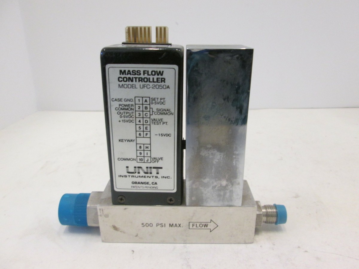 Unit UFC-2050A Mass Flow Controller MFC, N2, 20 SLM, Used | eBay