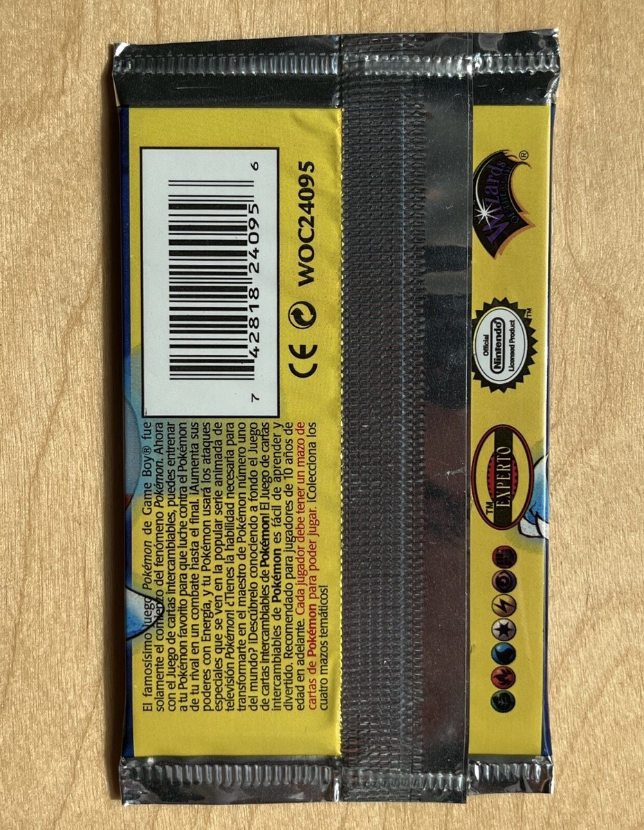 Pokmon 1st Edition Base Set Spanish Factory Sealed Booster Pack Blastoise  | eBay