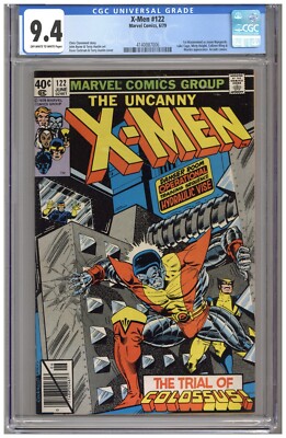 X-Men  # 122   CGC   9.4   NM   Off white /white pgs   6/79  1st  Mastermind as