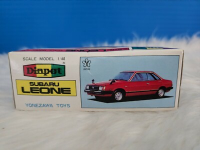 YONEZAWA TOYS SUBARU 1000 2台セット Vintage Diapet Red Subaru Leone Yonezawa G-128 Diecast Model Mint
