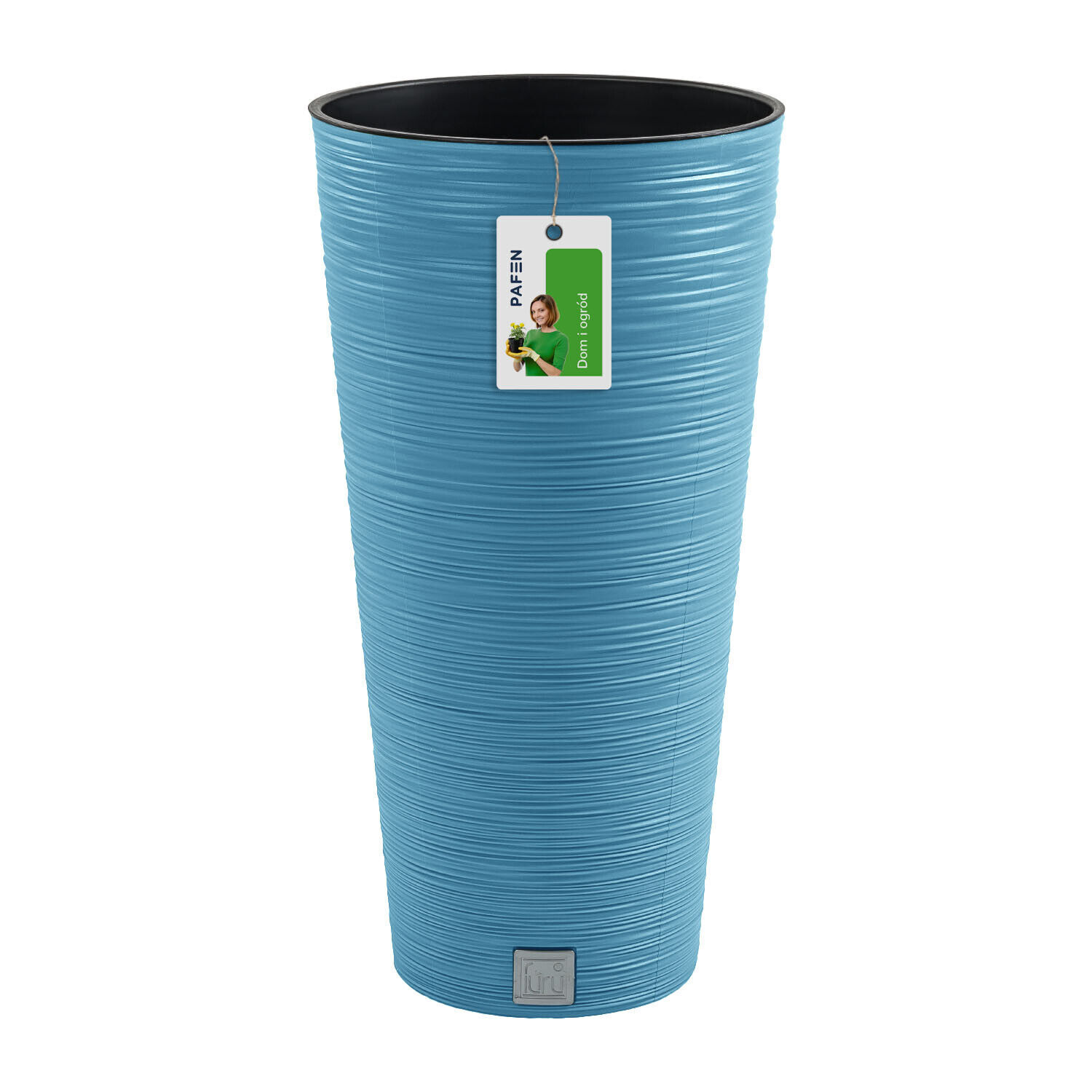 Vaso da fiori vaso per piante FURU Vaso da fiori quadrato da balcone blu 15,5 L