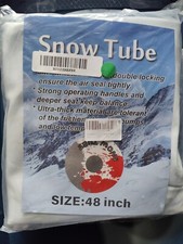 48" Snow Tube For Adult Child Pipeline Sno Seal Snowpal 33 Snow Sled Combo