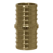 1 Pack XFITTING 1" X 1" Pex B Coupling , Pex B Crimp , Straight Coupling , Brass
