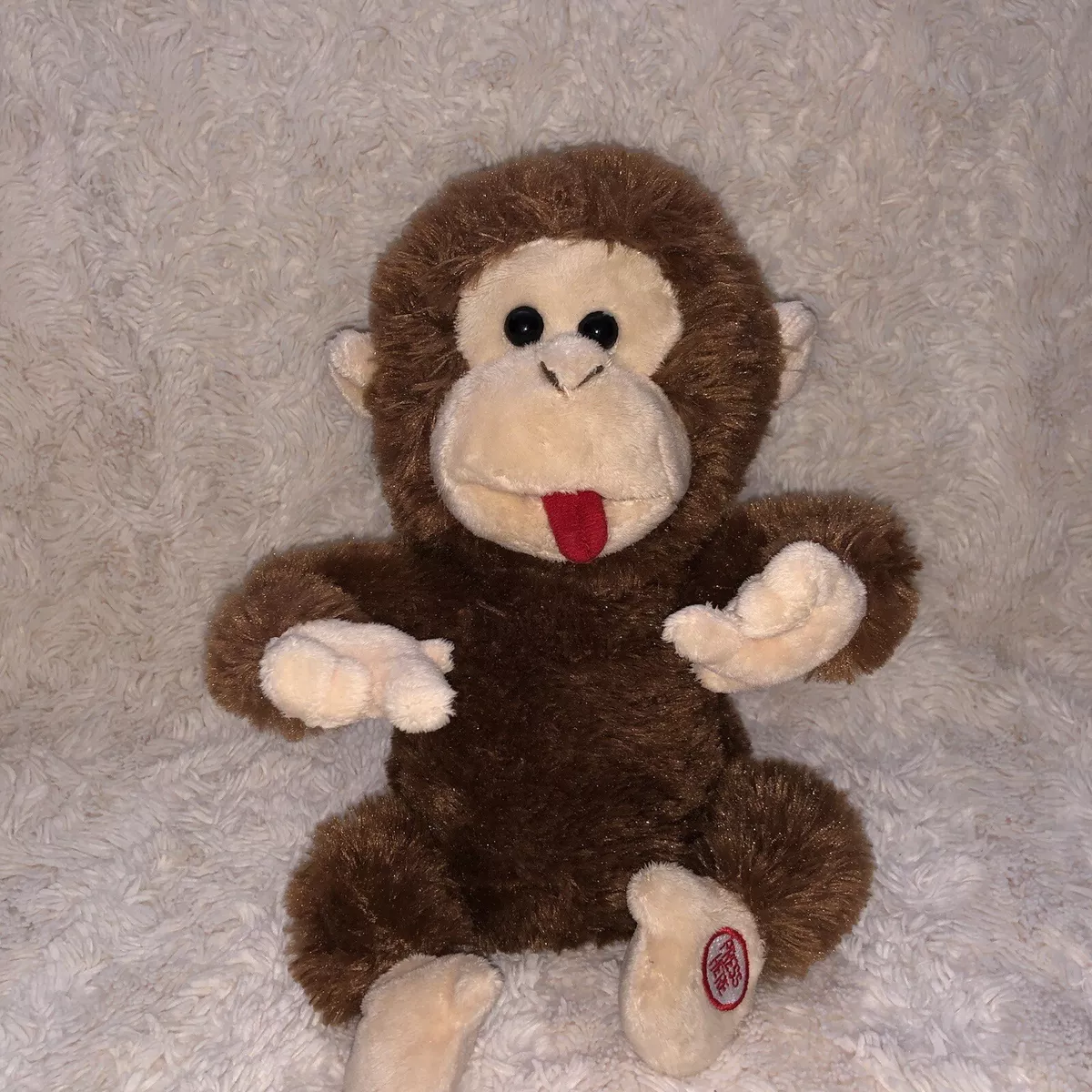 B M Funny Moving Giggling Cheeky Monkey Tongue Moving Children s Kids Toy