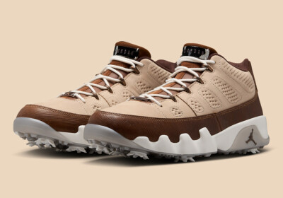Size 9.5 - Happy Life Wood x Air Jordan 9 Golf Low Woodgrain for