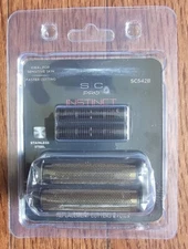 StyleCraft Instinct Shaver Replacement Matte BLACK Heads + Foils #SC542B