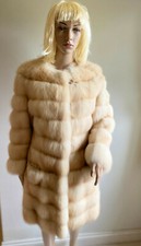 Beige Coat, Natural Sable, Italy Size 40 (it)