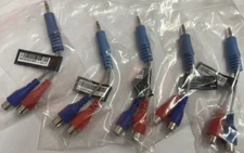 Lot of 5 Samsung BN39-02190A Cable Cord DC male to 2 RCA female Component