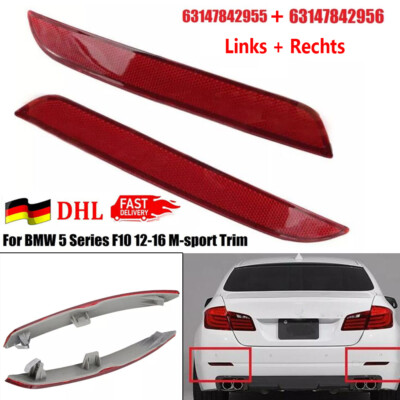 Rückstrahler Links + Rechts Für BMW 5 F10 LCI 63147842955 63147842956 DHL