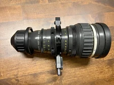 Canon 11-165 Super 16 Zoom lens PL,  Heden motor support bracket, AJ anvil case