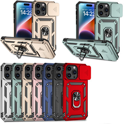 Hülle Für Xiaomi 13T 12X 11T POCO X5 Ring Halter Drücken Fenster Stand Rüstung
