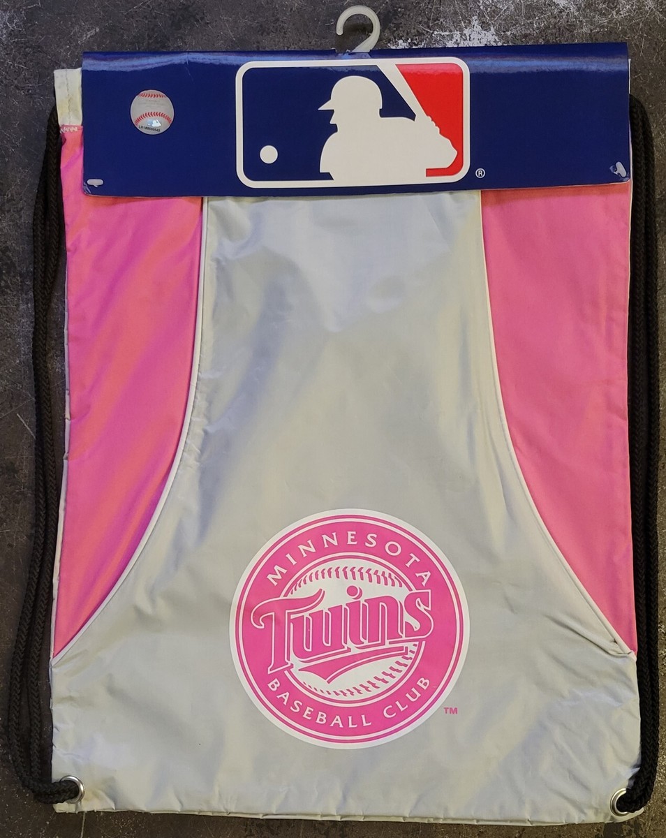 ?PINK VS⚾ MINNESOTA TWINS MLB BACKPACK Minnesota Twins MOJO Pink Personalized Premium Laptop Backpack main image 2