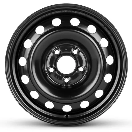 New Wheel For 2008-2011 Mitsubishi Lancer 16 Inch Black Steel Rim - Picture 1 of 9