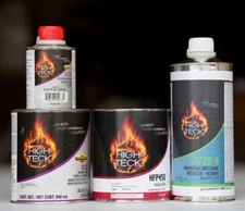 High Teck Victory Red Basecoat Paint, Reducer, Clearcoat QUART Kit! GM WA9260