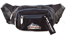 Bauchtasche Gürteltasche Freizeittasche Bag Street Sport Schwarz wasserabweisend