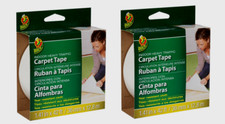 2 Duck White CARPET TAPE Heavy Indoor Moisture Resistant 1.41" x 42 ft. L 286375