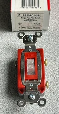 NEW Pass & Seymour Legrand PS20AC1-CPL Pilot Light Toggle Switch 20A 120V 1 Pole