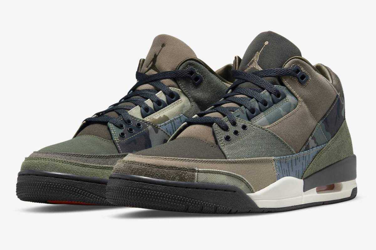 Nike Air Jordan 3 Retro Patchwork DO1830-200 US 8 - 11 Men Nike Air Jordan 3 Retro Patchwork DO1830-200 US 8 - 11 Men