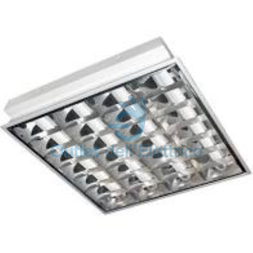Neuf Eco T8 Volets 4X18W Dark Brill G13 IP20 - Photo 1 sur 1