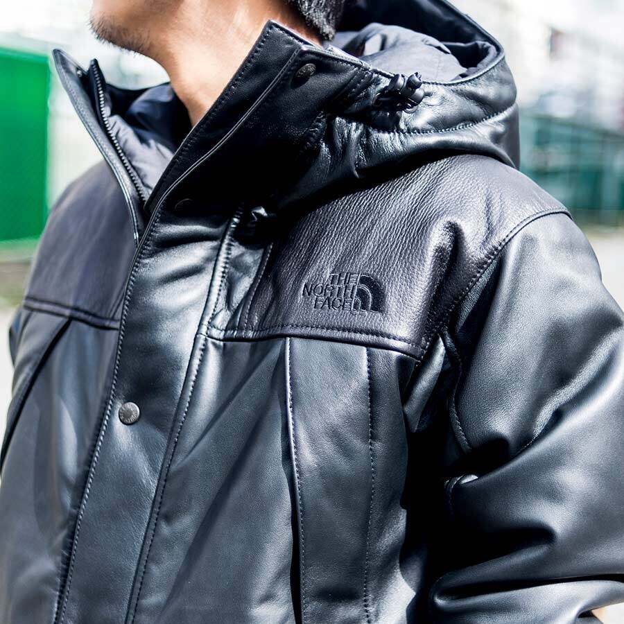 The North Face Purple Label Mountain Down Leather Jacket The North Face Purple Label Mountain Down Leather Jacket