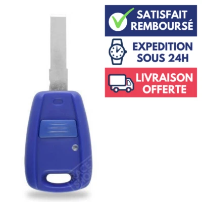 Coque de Télécommande Plip pour Clé FIAT Punto Doblo Stilo, Bravo ✚ Lame vierge
