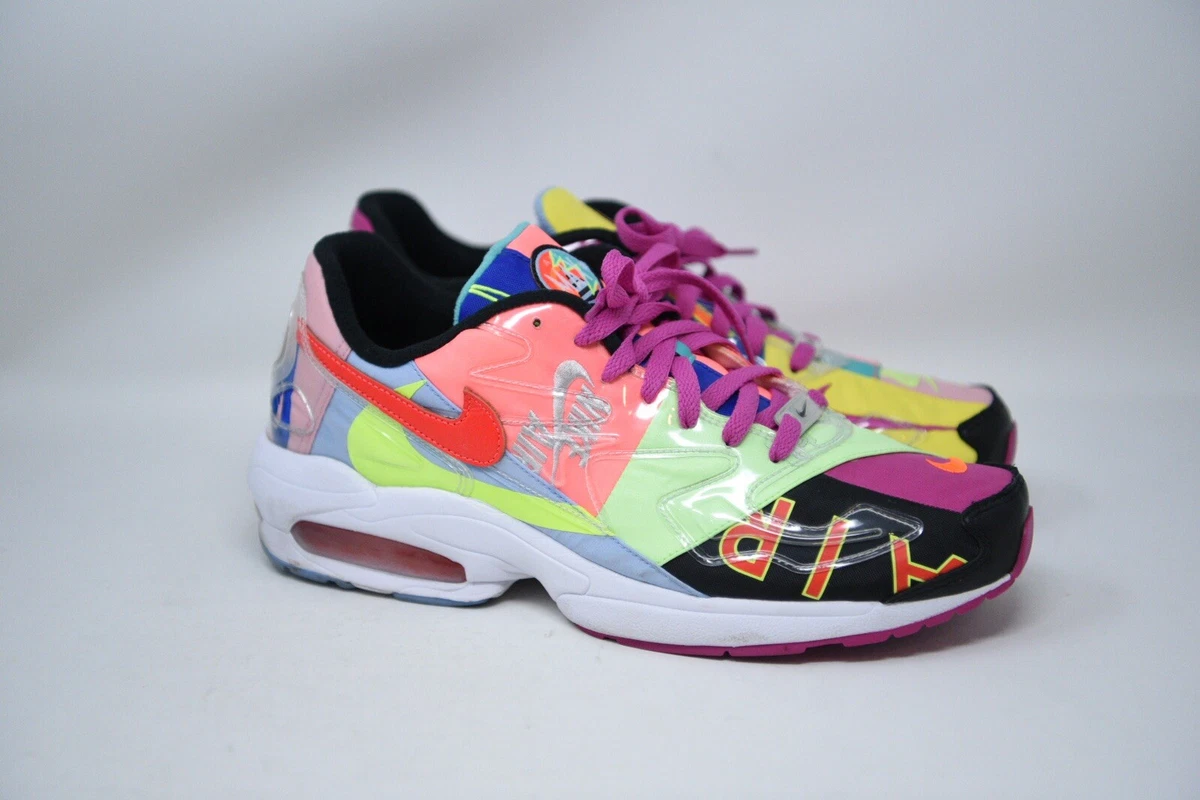 Atmos x Nike Air Max 2 QS &#039;Logos&#039; Multi Color BV7406-001 Mens 11 | eBay