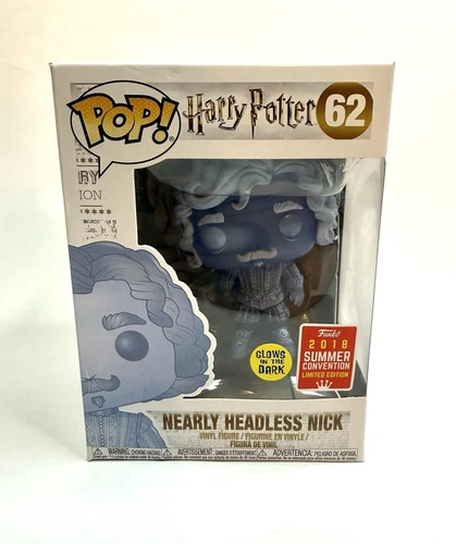 Funko Pop! Harry Potter - Nearly Headless Nick #62 (Glow in the Dark) SDCC 2018