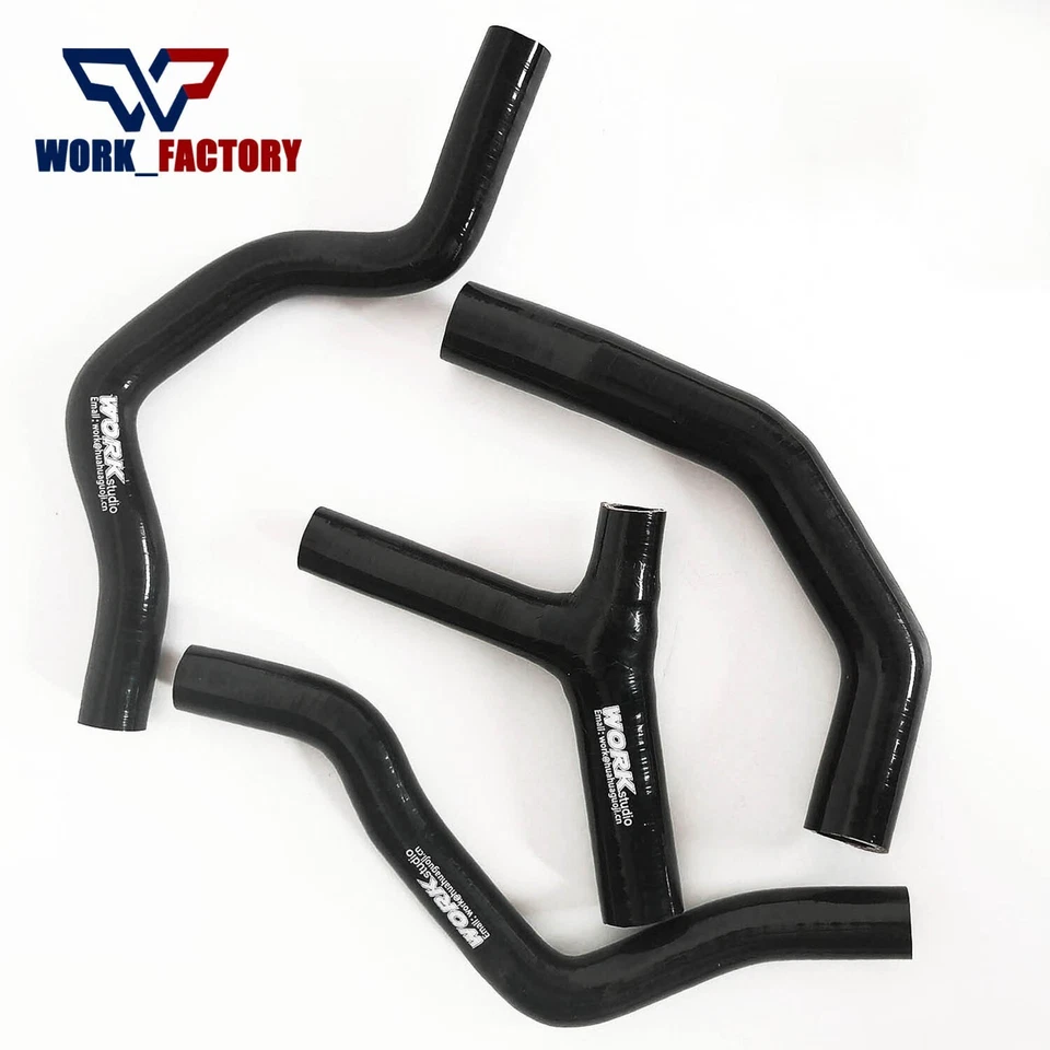 Black Coolant Radiator hose for HONDA CR500R CR500 R CR 500R 1985-1988 1986 1987 - Imagem 4 de 4