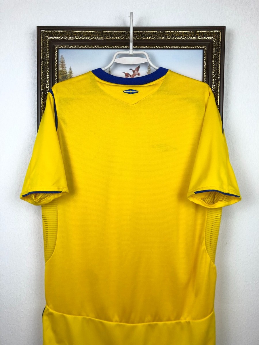 Sweden Home football shirt 2005 Soccer Umbro Jersey Mens National