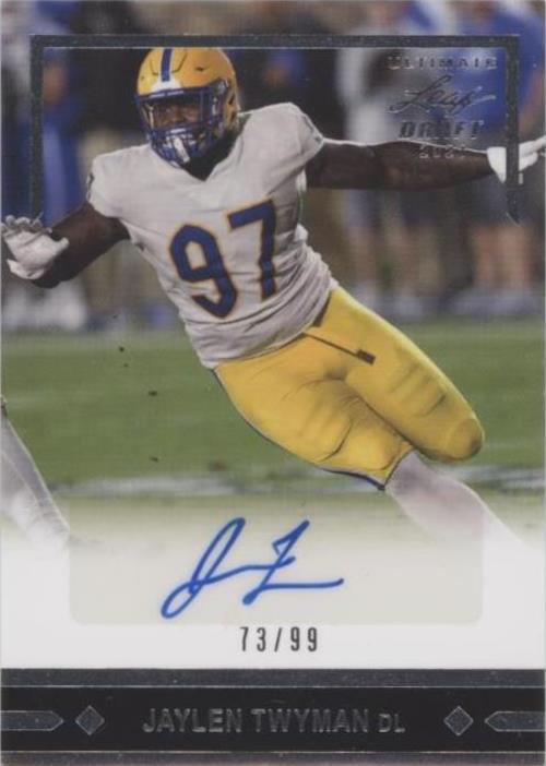 2021 Leaf Ultimate Draft Jaylen Twyman #GLR-JT1 - 1 of 2