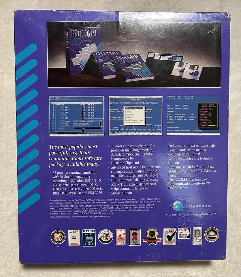 Procomm DataStorm Plus Intuitive Communications 2.0 3.5" Floppy Software NEW - Image 2 of 4