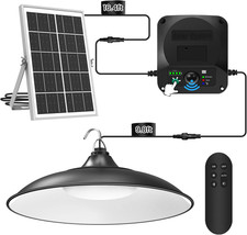 Solar Shed Lights Indoor Outdoor, 3200LM Motion Sensor Pendant Light Daytime Ava