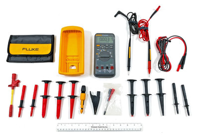 FLUKE 88 V Automotive Digital Multimeter DMM RPM Volt Tester COMBO KIT Bundle!
