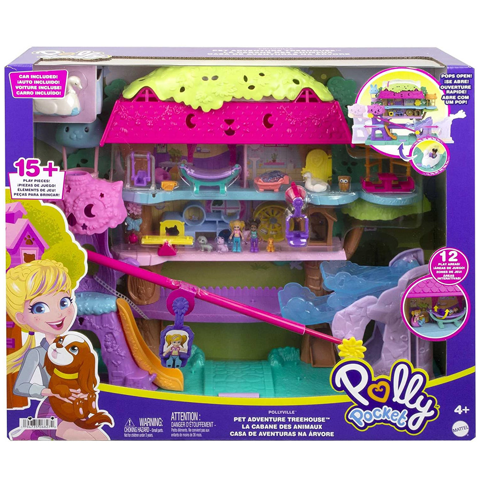 POLLY POCKET LA CASA SULL'ALBERO MNI BAMBOLE MATTEL HHJ06