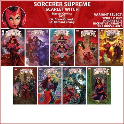Sorcerer Supreme (2025) #1-4 5 6 7 8 9 Marvel Comics Scarlet Witch COVER SELECT