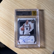 2023-24 Panini Hall of Fame Tony Parker Private Signings Auto /25 SSP BGS 9