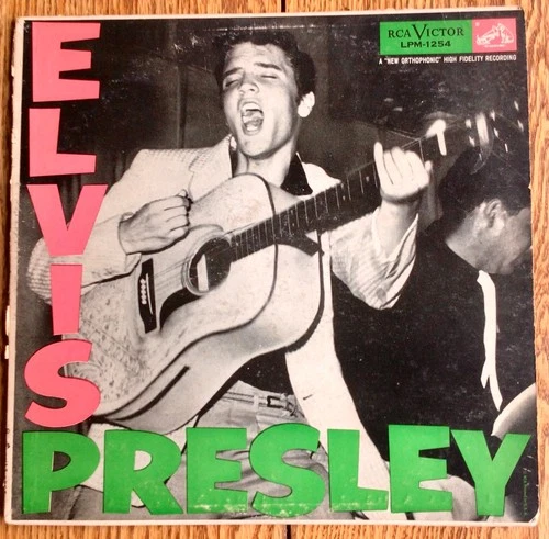 ELVIS PRESLEY SELF TITLED DEBUT LP ALBUM c.1956 on RCA LPM-1254 RARE