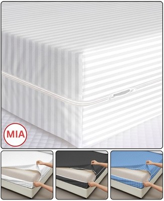 Reißverschluss Matratzenummantelung Bezug Anti Staubmilben & Bettwanzenschutz Doppel & King