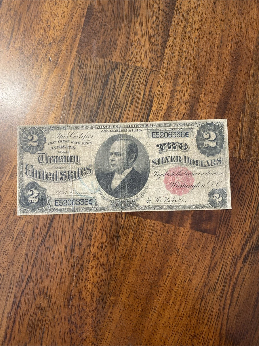 US Large Silver Certificates 1891 Year $2 for sale | eBay