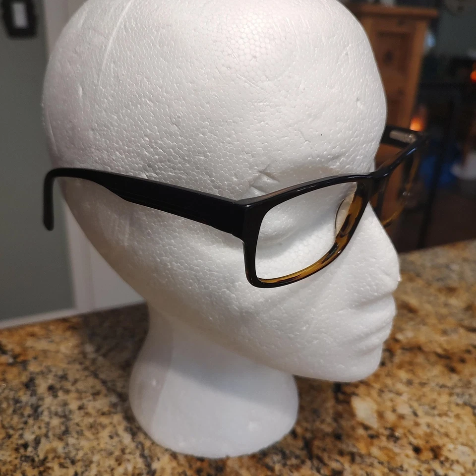 Monturas de gafas Timex solo L041 sombrero rectangular para hombre 56 mm acetato clásico Foto 3 de 4