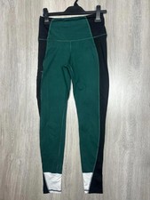 The North Face Leggings Small/Petite Green/Black FlashDry Hiking Gym Running